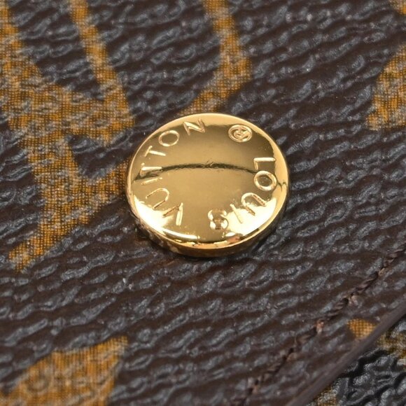 Louis Vuitton Monogram Porte Monnaie Plat Coin Case Wallet M61930 MI4047 165755 - Picture 3 of 12